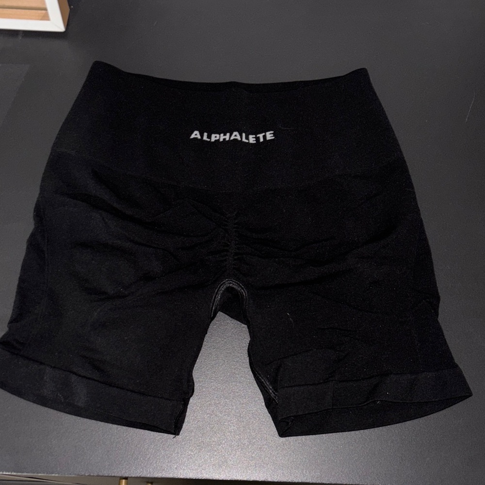 Alphalete Women's Black Bike Shorts